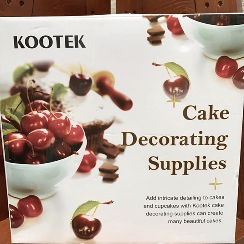 🔹NEW.. Kootek 11 “Rotating Cake Turntable w/2 Icing Spatula & 3 Icing Smoother